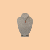 Orange Small Coral Charm