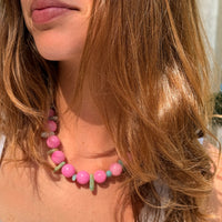Miami Pink Gumball Necklace