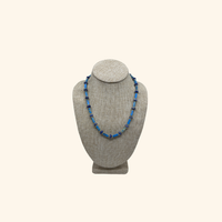 Costal Blue Beach Beads Necklace