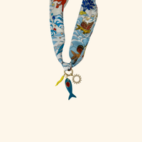 Here Comes The Sun Scarf Necklace