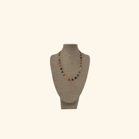 Enamel Color Circle Necklace