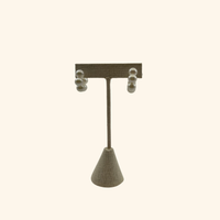 Dainty Pearl Hoop Earrings