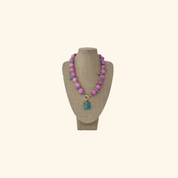 Miami Pink Gumball Necklace