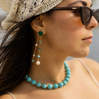 Azure Coast Beach Beads Necklace