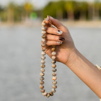 Driftstone Beige Beach Beads Necklace