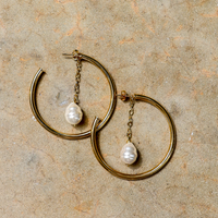 Halo Pearl Earrings