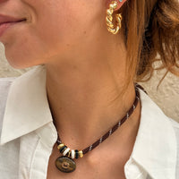 Tiger’s Eye Rope Necklace