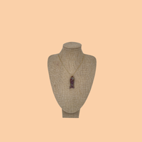 Espresso Stone Fish Charm