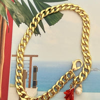 Coral Kiss Anklet