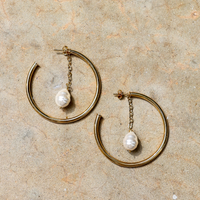 Halo Pearl Earrings