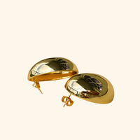 Golden Mirror Earrings Shop Jewelry at MCHARMS