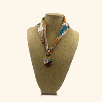 Pearl Love Coquillage Scarf Necklace