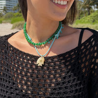 Laguna Charm Marine Rope Necklace