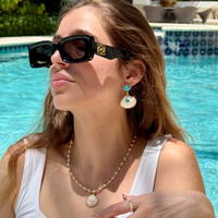 Lagoon Drop Earrings