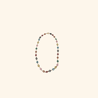 Enamel Color Circle Necklace