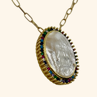 Guadalupe Mother-of-Pearl Necklace