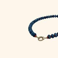 Rojo Laguna Beach Beads Charm Necklace