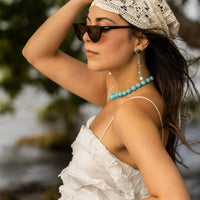 Azure Coast Beach Beads Necklace