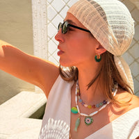 Seaside Treasure Stick Pearl Necklace
