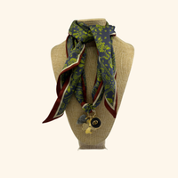 Charmed Eye Bandit Scarf Necklace