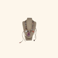 Drift Blush Shell Tie Necklace