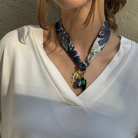 Nero Coastal Scarf Necklace