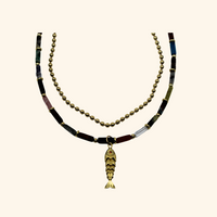 Lucky Fish Necklace Duo Shop MCHARMS Jewelry