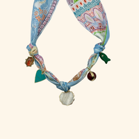 Tropical Shell Faith Scarf Necklace