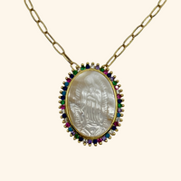 Guadalupe Mother-of-Pearl Necklace