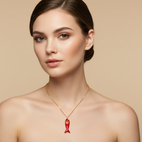 Red Fish Necklace