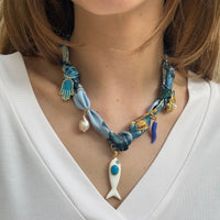 Celeste Scarf Necklace