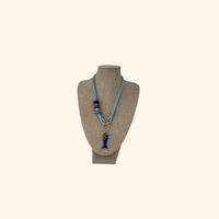 Laguna Beaded Marine Rope Necklace