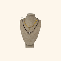 Seahorse & Pearl Suede Rope Necklace