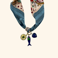 Bandit Amulet Scarf Necklace