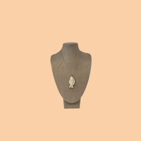 Gold Curved Fish Charm