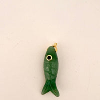 Green Stone Jade Fish