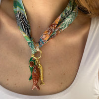Poisson Méditerranées Scarf Necklace
