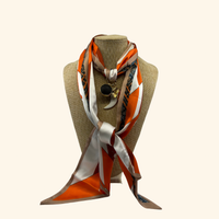 Lucky Equestrian Horn Scarf Necklace