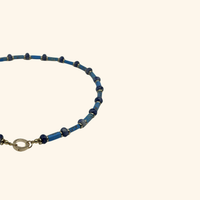 Costal Blue Beach Beads Necklace