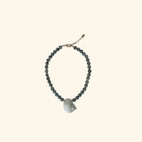 Tidal Shell Jasper Beach Beads Necklace