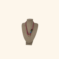 Laguna Beaded Marine Rope Necklace
