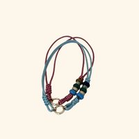 Laguna Beaded Marine Rope Necklace