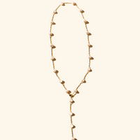 Pearl Nugget Lariat Necklace