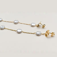 Pretty Pearl Drops Earrings Shop MCHARMS Jewelry Store
