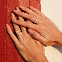 MCHARMS Pearl Heart Ring Shop Jewelry Pieces