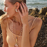 Mcharms Big Fish and Shell Charm Necklace Shop Trendy Jewelry Pieces