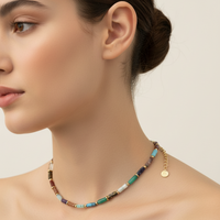 Colorful Prism Stone Necklace