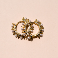 Mcharms Forgot me NOT Earrings Shop Handmade Jewelry Pieces