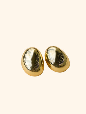 Golden Mirror Earrings Shop Jewelry at MCHARMS