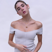 Mcharms Single Golden Orb Necklace Shop Necklaces at MCHARMS